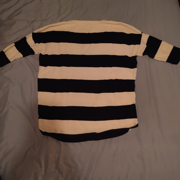 Express Oversized Short Sleeve Nautical Sweater M - Picture 3 of 8